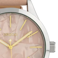 Oozoo Damen Armbanduhr Timepieces C10072 Quarzwerk Leder rosa UOC10072