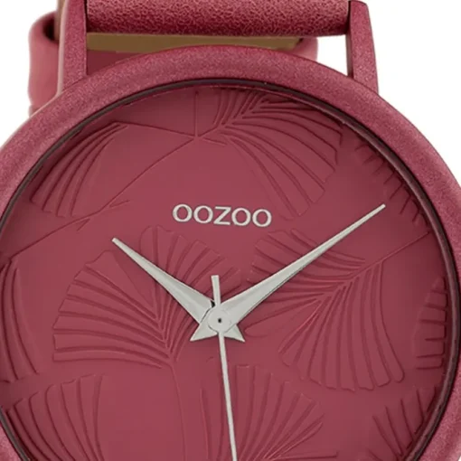 Oozoo Damen Armbanduhr Timepieces C10396 Quarz Leder altrosa UOC10396
