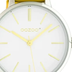 Oozoo Damen Armbanduhr Timepieces JR312 Analog Leder gelb UOJR312