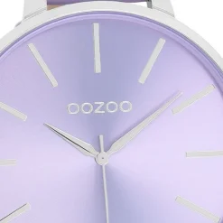 Oozoo Damen Armbanduhr Timepieces Analog Leder lila UOC11072