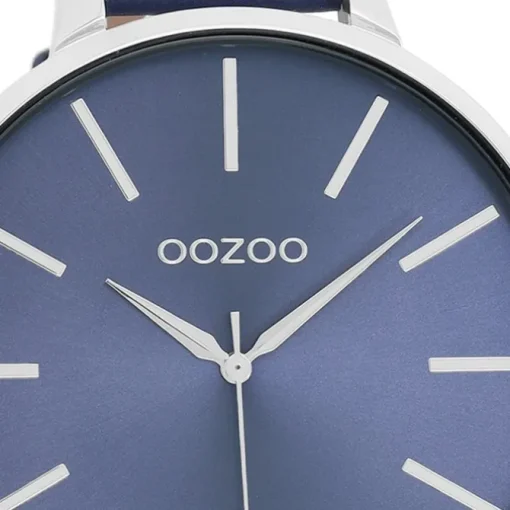 Oozoo Damen Armbanduhr Timepieces Analog Leder dunkelblau UOC11074