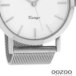 Oozoo Damen Armbanduhr Timepieces Analog Metall silber UOC9995A