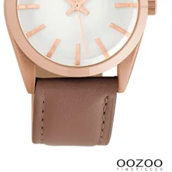 Oozoo Damen Armbanduhr Timepieces Analog Leder braun UOC10192