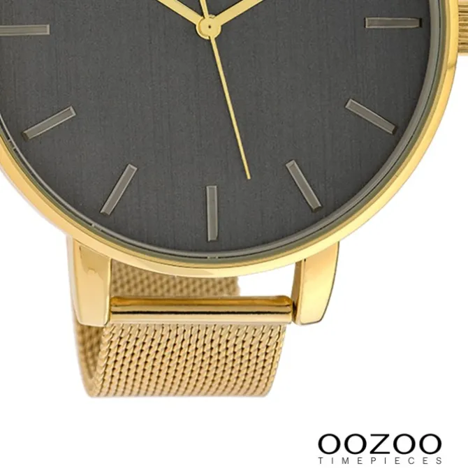 Oozoo Damen Armbanduhr Timepieces Analog Metall gold UOC10219