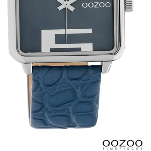 Oozoo Damen Armbanduhr Timepieces Analog Leder dunkelblau UOC10366