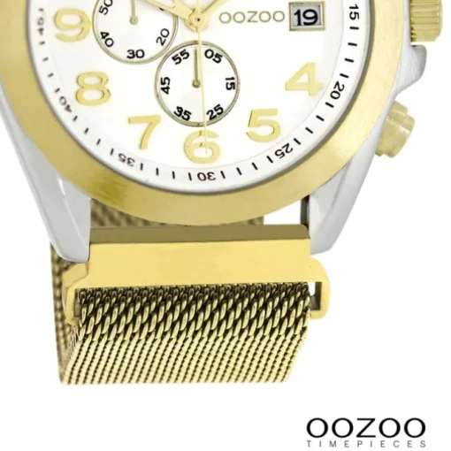 Oozoo Damen Armbanduhr Timepieces Analog Metall gold UOC10730