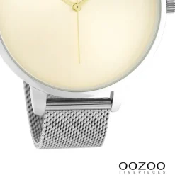 Oozoo Damen Armbanduhr Timepieces Analog Metall silber UOC10862