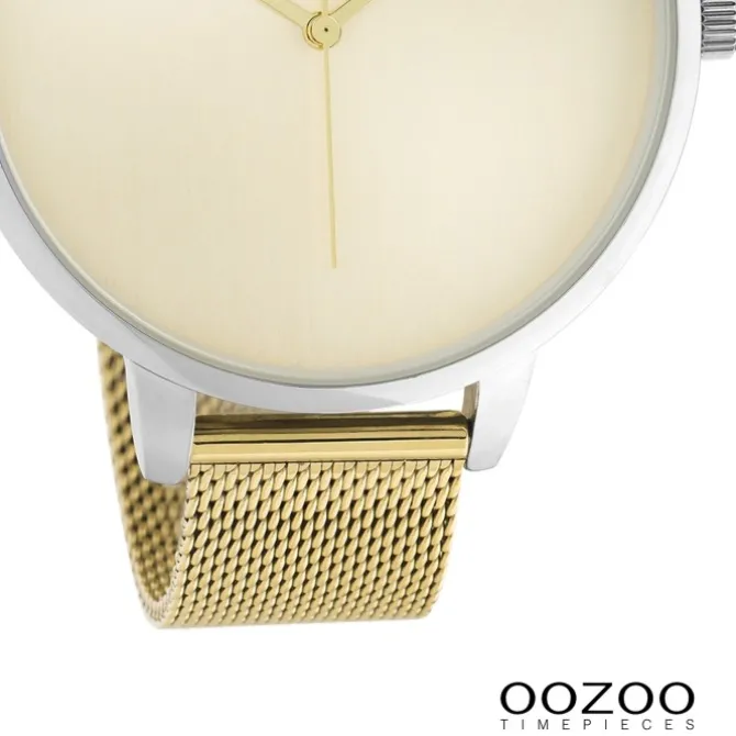 Oozoo Damen Armbanduhr Timepieces Analog Metall gold UOC10863