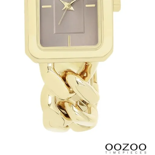 Oozoo Damen Armbanduhr Timepieces Analog Metall gold UOC11353