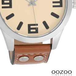 Oozoo Damen Armbanduhr Timepieces Analog Leder braun UOC1052A