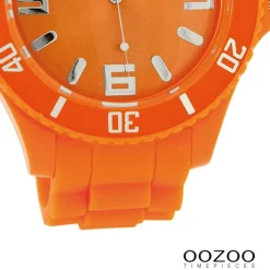 Oozoo Damen Armbanduhr Timepieces Analog Silikon orange UOC4333A
