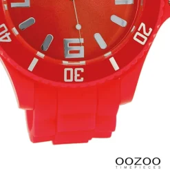 Oozoo Damen Armbanduhr Timepieces Analog Silikon pink UOC4334A