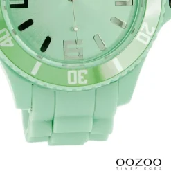 Oozoo Damen Armbanduhr Timepieces Analog Silikon türkis UOC4342A