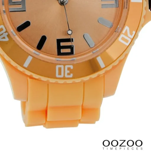 Oozoo Damen Armbanduhr Timepieces Analog Silikon orange UOC4348A