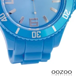 Oozoo Damen Armbanduhr Timepieces Analog Silikon blau UOC4655A
