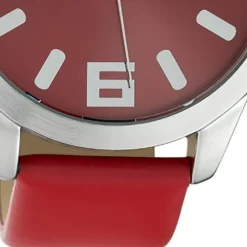 Oozoo Damen Armbanduhr Timepieces C10237 Analog Leder rot UOC10237
