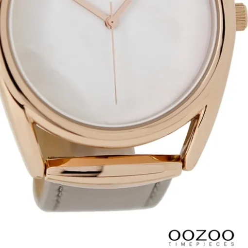 Oozoo Damen Armbanduhr Timepieces Analog Leder beige UOC9168A
