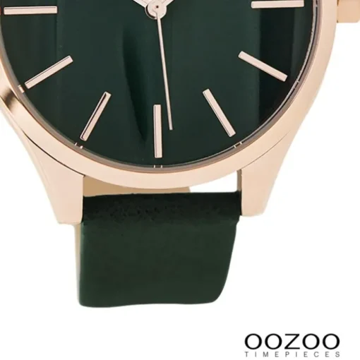 Oozoo Damen Armbanduhr Timepieces Analog Leder schwarz UOC9503A