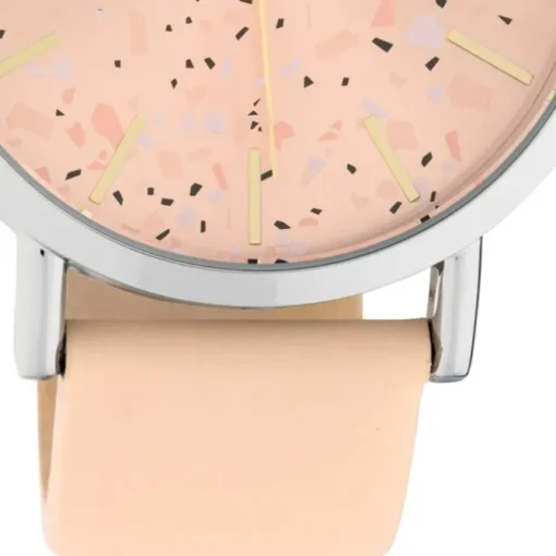 Oozoo Damen Armbanduhr Timepieces Analog Leder rosa UOC10410