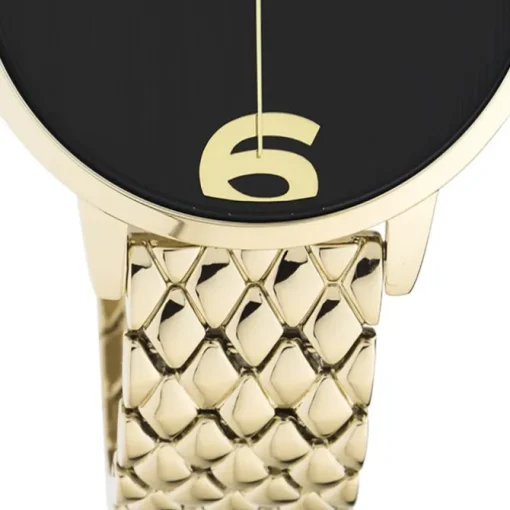 Oozoo Damen Armbanduhr Timepieces C11023 Analog Edelstahl gold UOC11023