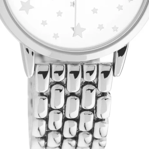 Oozoo Damen Armbanduhr Timepieces C11025 Analog Edelstahl silber UOC11025
