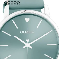 Oozoo Damen Armbanduhr Timepieces C10985 Analog Leder seeblau UOC10985
