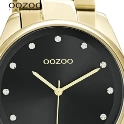 Oozoo Damen Armbanduhr Timepieces C10965 Analog Edelstahl gold UOC10965