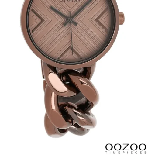 Oozoo Damen Armbanduhr Timepieces Analog Edelstahl bronze UOC11129