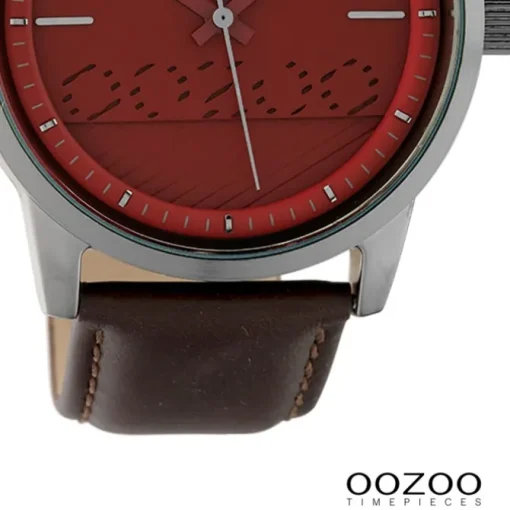Oozoo Damen Armbanduhr Timepieces Analog Leder braun UOC10306