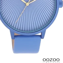 Oozoo Damen Armbanduhr Timepieces Analog Leder blau UOC11246