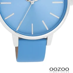 Oozoo Damen Armbanduhr Timepieces Analog Leder blau UOC11296