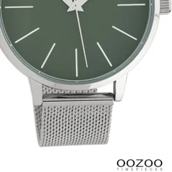 Oozoo Damen Armbanduhr Timepieces Analog Metall silber UOC10006