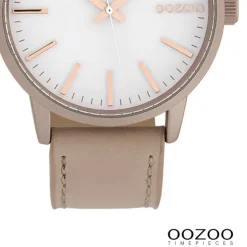 Oozoo Damen Armbanduhr Timepieces Analog Leder rosa UOC10017