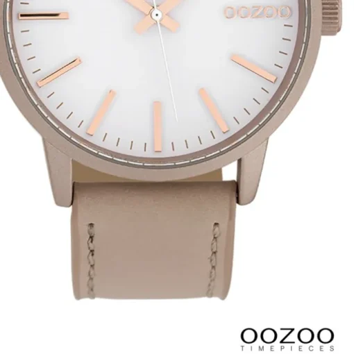 Oozoo Damen Armbanduhr Timepieces Analog Leder rosa UOC10017