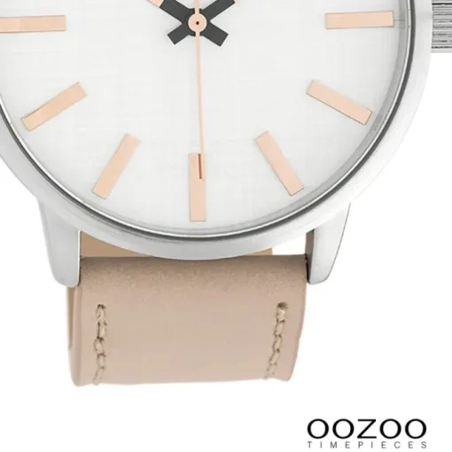 Oozoo Damen Armbanduhr Timepieces Analog Leder rosa UOC10031
