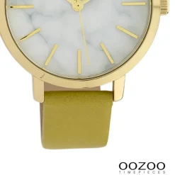 Oozoo Damen Armbanduhr Timepieces Analog Leder gelb UOC10113