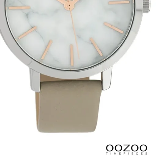Oozoo Damen Armbanduhr Timepieces Analog Leder taupe hellbraun UOC10112