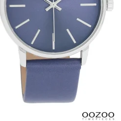 Oozoo Damen Armbanduhr Timepieces Analog Leder dunkelblau UOC11064