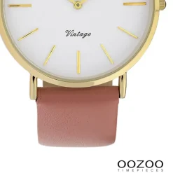 Oozoo Damen Armbanduhr Timepieces Analog Leder orange UOC9967A