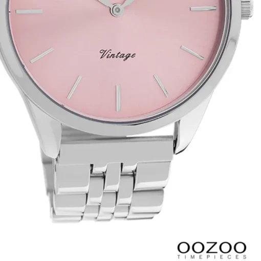 Oozoo Damen Armbanduhr Timepieces Analog Metall silber UOC9982A