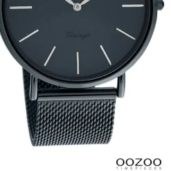 Oozoo Damen Armbanduhr Timepieces Analog Metall dunkelblau UOC20003
