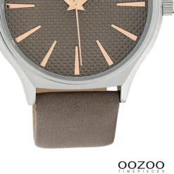 Oozoo Damen Armbanduhr Timepieces Analog Leder braun UOC10108
