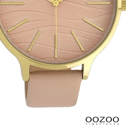 Oozoo Damen Armbanduhr Timepieces Analog Leder rosa UOC10121