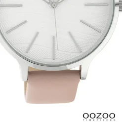 Oozoo Damen Armbanduhr Timepieces Analog Leder rosa UOC10122