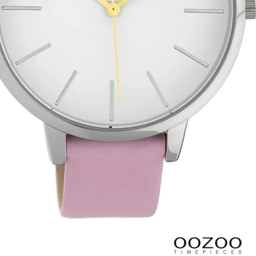 Oozoo Damen Armbanduhr Timepieces Analog Leder pink UOC10180