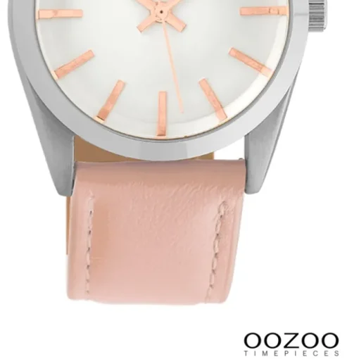 Oozoo Damen Armbanduhr Timepieces Analog Leder pink UOC10189