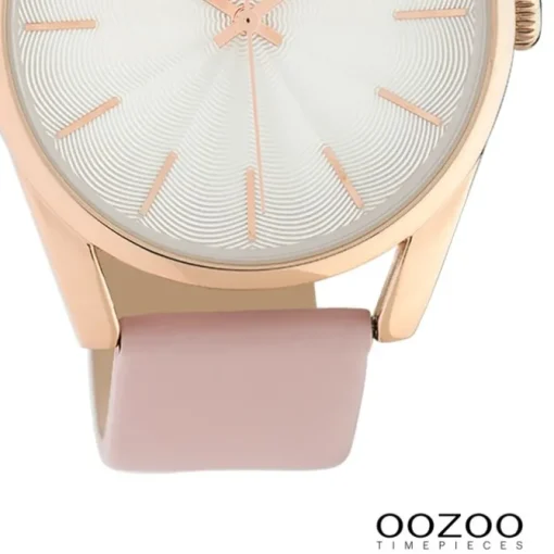 Oozoo Damen Armbanduhr Timepieces Analog Leder pink UOC10221