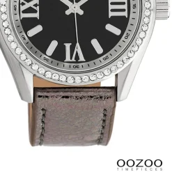 Oozoo Damen Armbanduhr Timepieces Analog Leder braun UOC10267