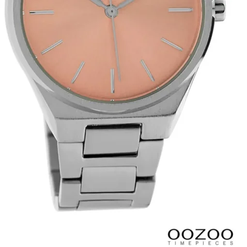 Oozoo Damen Armbanduhr Timepieces Analog Metall silber UOC10341
