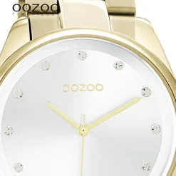 Oozoo Damen Armbanduhr Timepieces C10962 Analog Edelstahl gold UOC10962